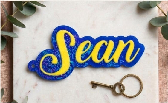 Font: Amarillo, Holographic: Graffiti