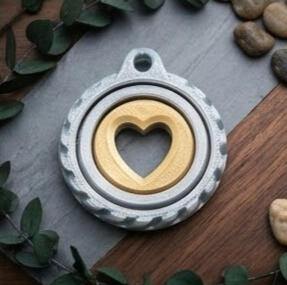 Heart - Variegated colour