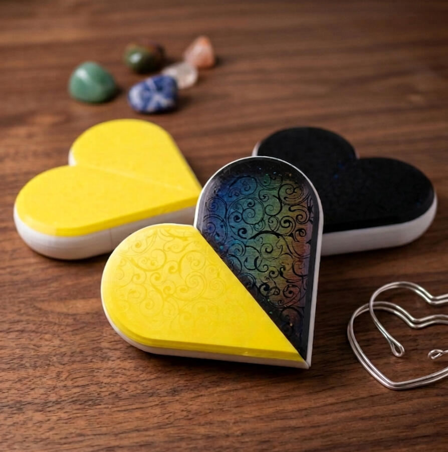 Black/Yellow - swirl pattern