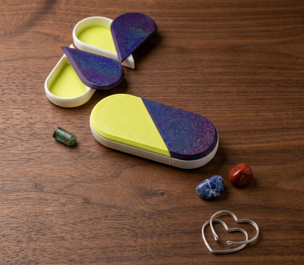 Green/Purple - graffiti pattern